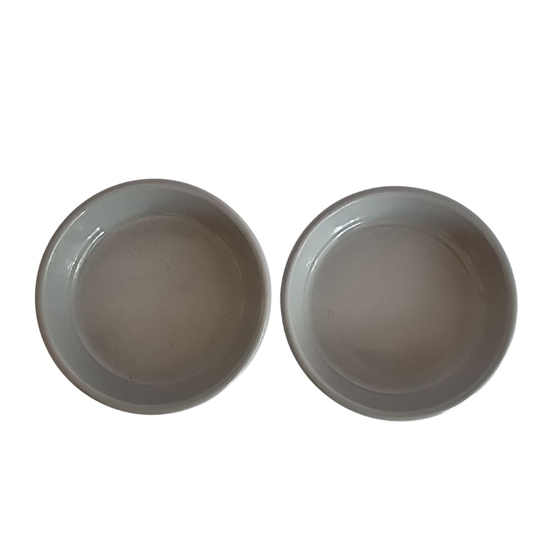 Small Animal Food & Water Bowls - Muted Sky