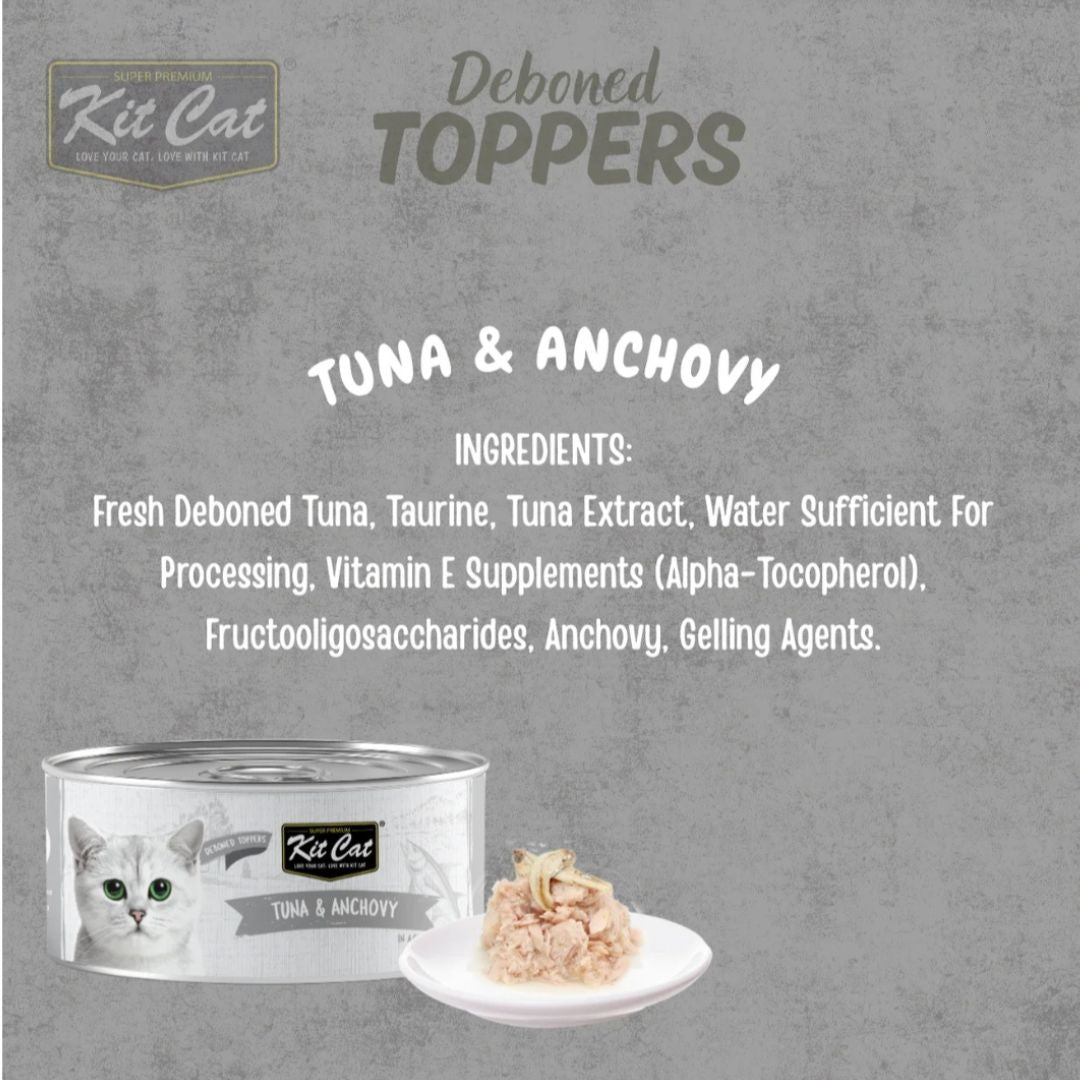 Kit Cat Deboned Toppers - Tuna Variants BUY 5 AND SAVE!