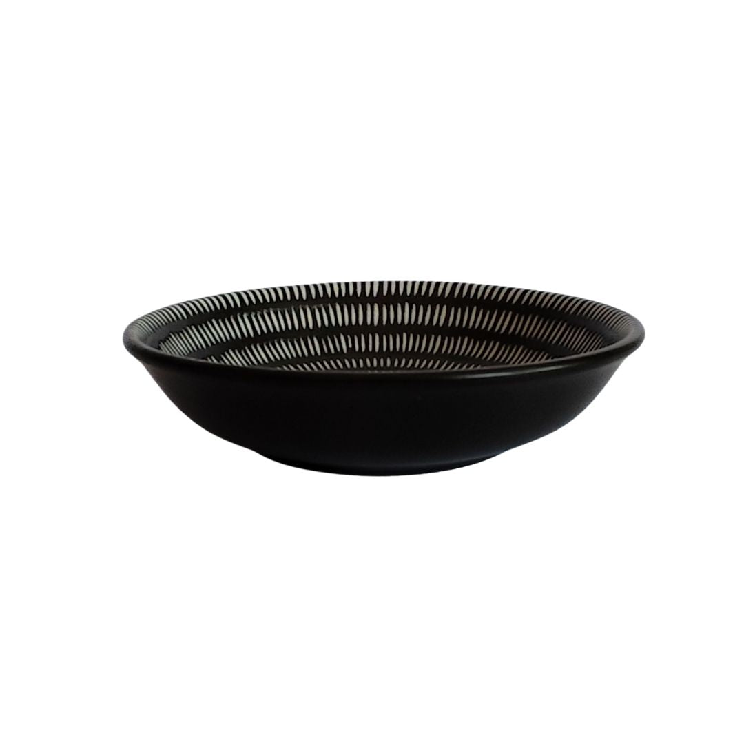 Small Animal Food & Water Bowls - Trendy Black