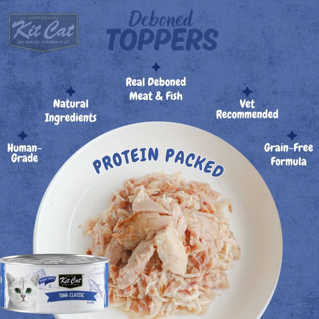 Kit Cat Deboned Toppers - Tuna Variants BUY 5 AND SAVE!
