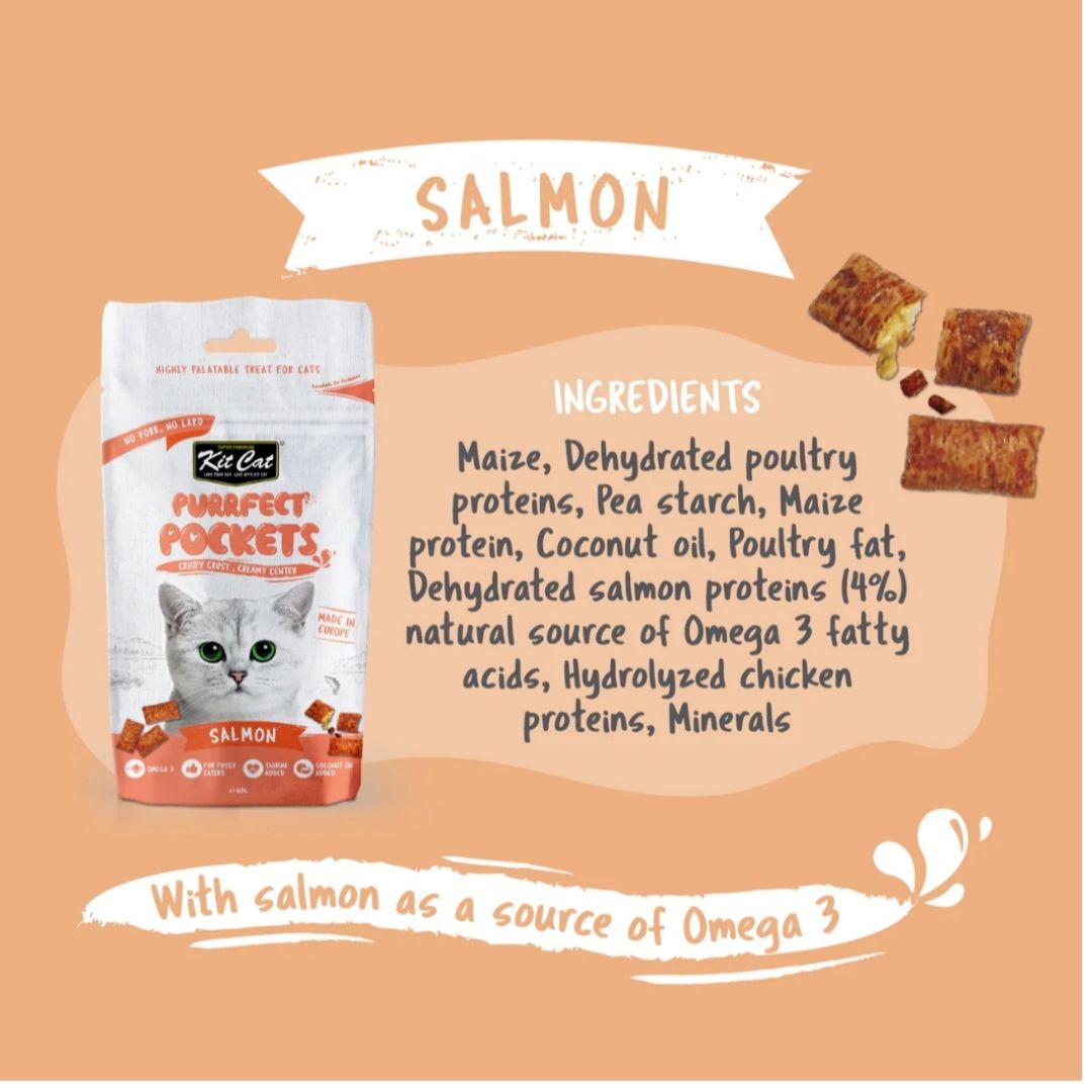 Kit Cat Purrfect Pockets 60g BUY 4 GET 1 FREE