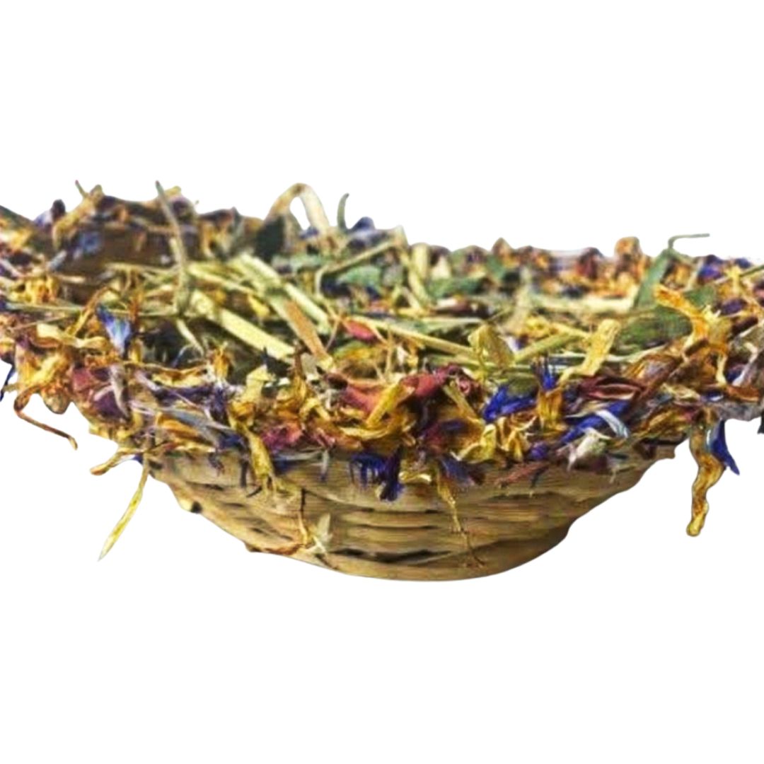 Mini Bamboo Hay Basket