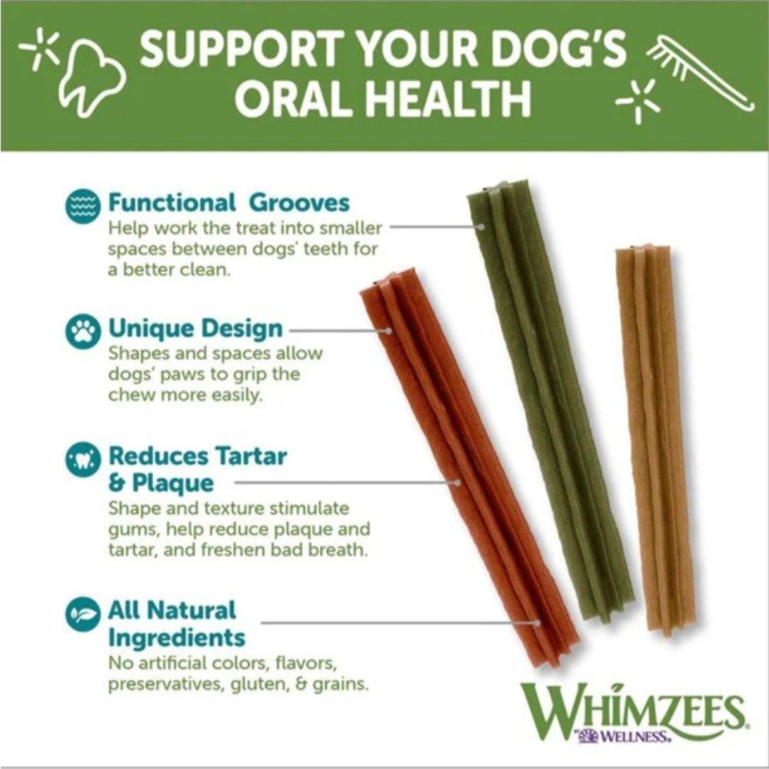 Whimzees Stix X-Large 30pcs Assortment/Display Box