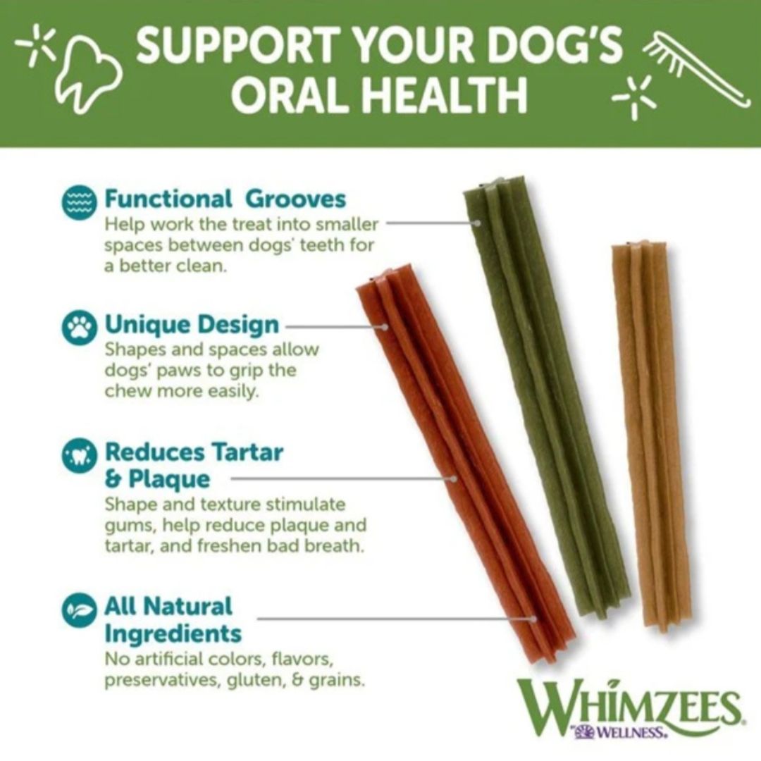 Whimzees Stix Large 50pcs Assortment/Display Box