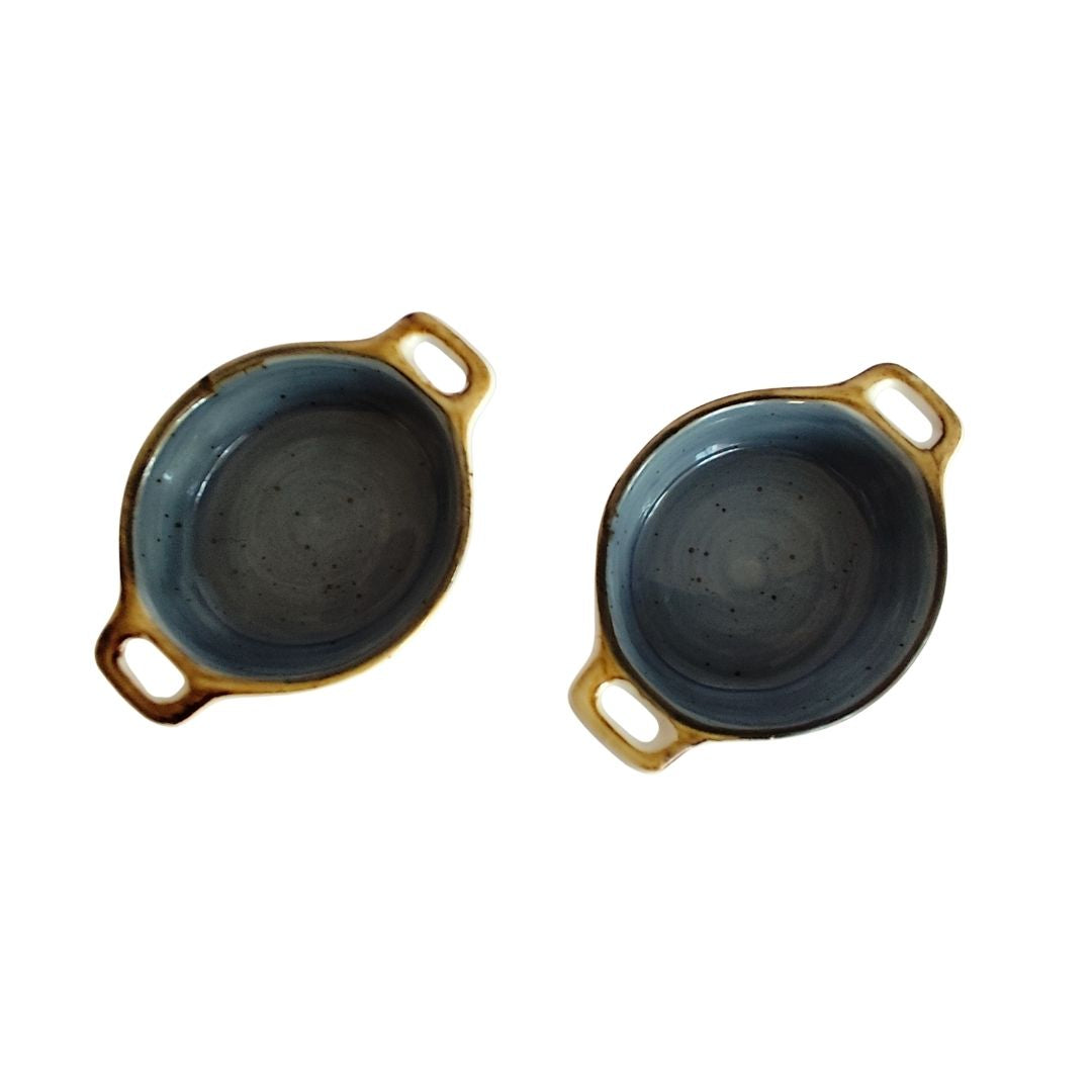 Small Animal Food & Water Bowls - Trendy Blue