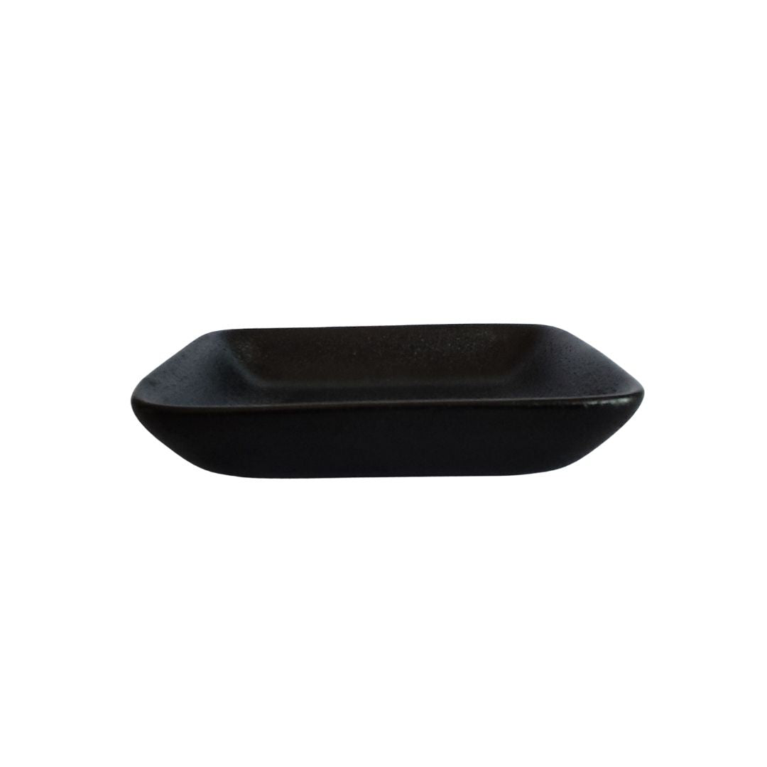 Small Animal Food & Water Bowls - Pitch Black
