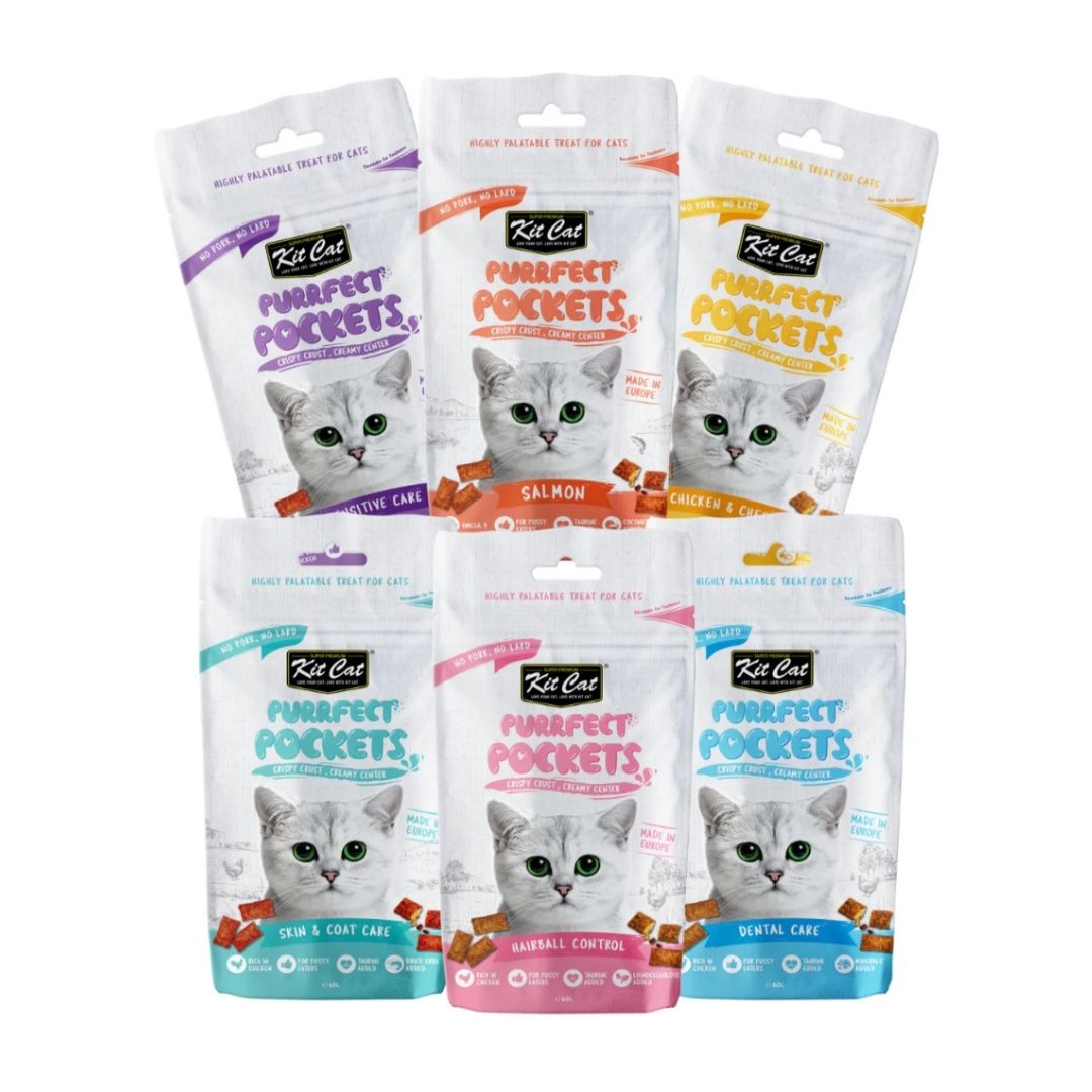 Kit Cat Purrfect Pockets 60g BUY 4 GET 1 FREE