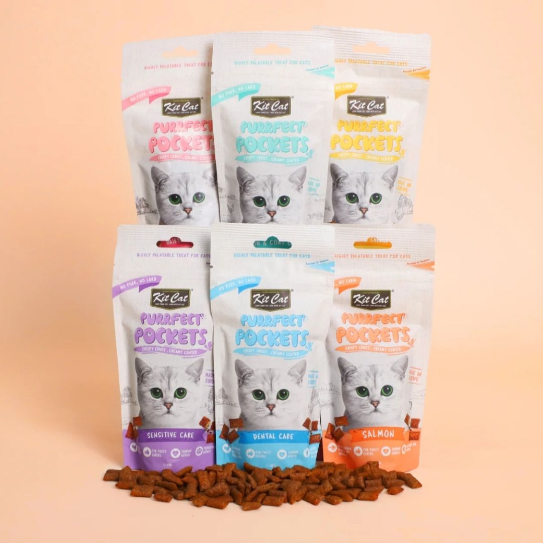 Kit Cat Purrfect Pockets 60g BUY 4 GET 1 FREE