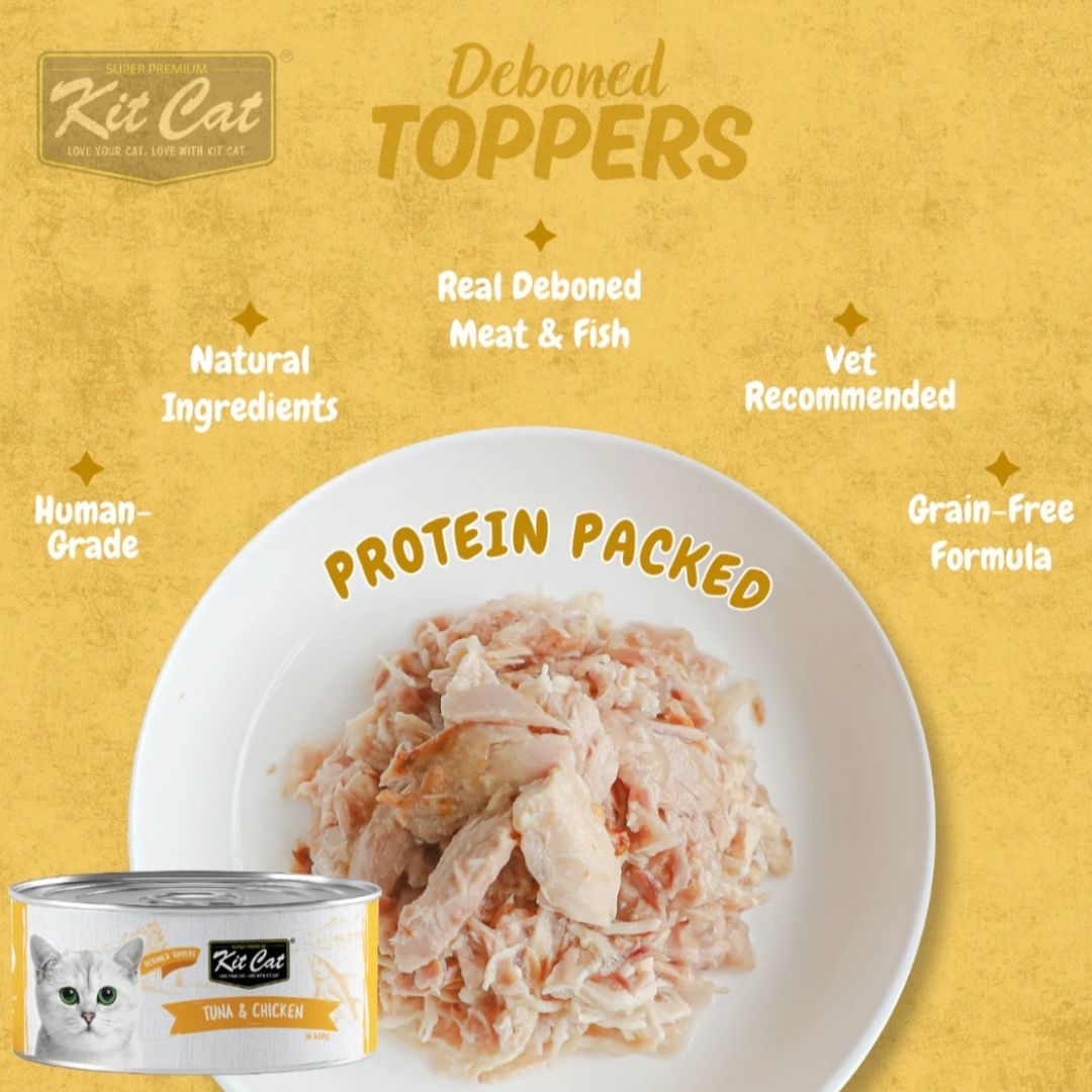Kit Cat Deboned Toppers - Tuna Variants BUY 5 AND SAVE!