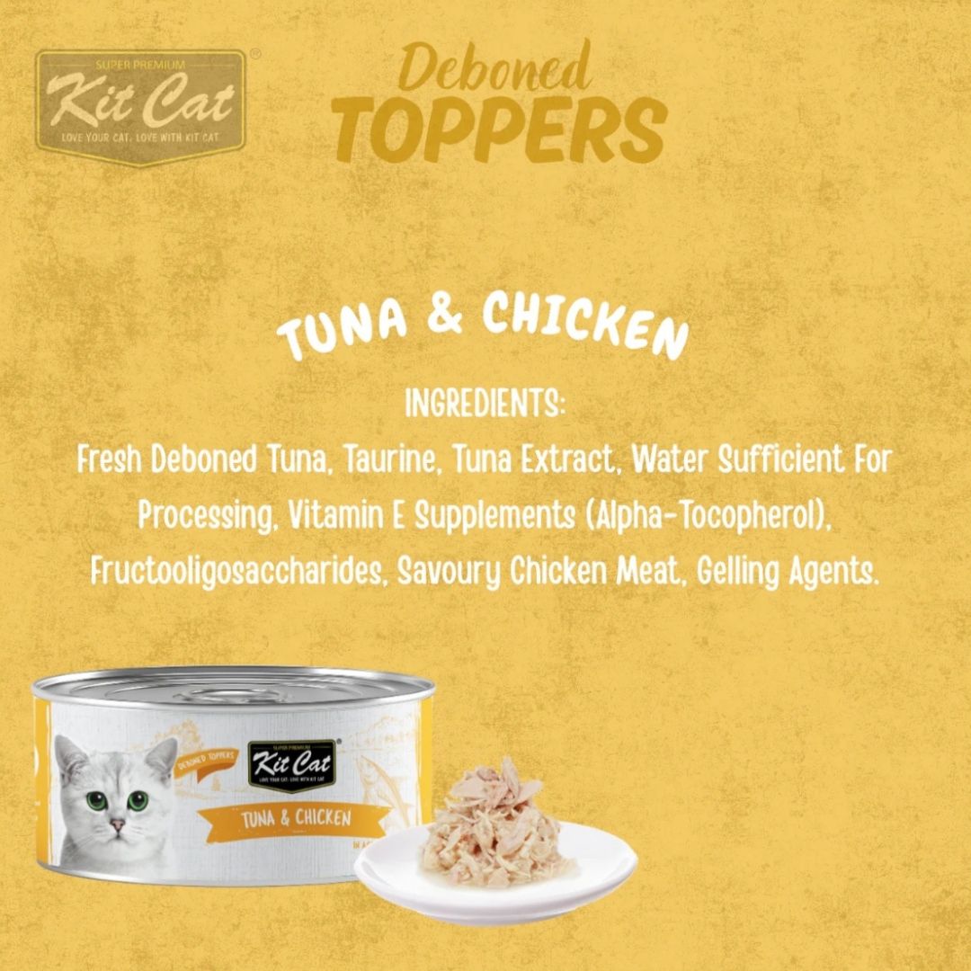 Kit Cat Deboned Toppers - Tuna Variants BUY 5 AND SAVE!