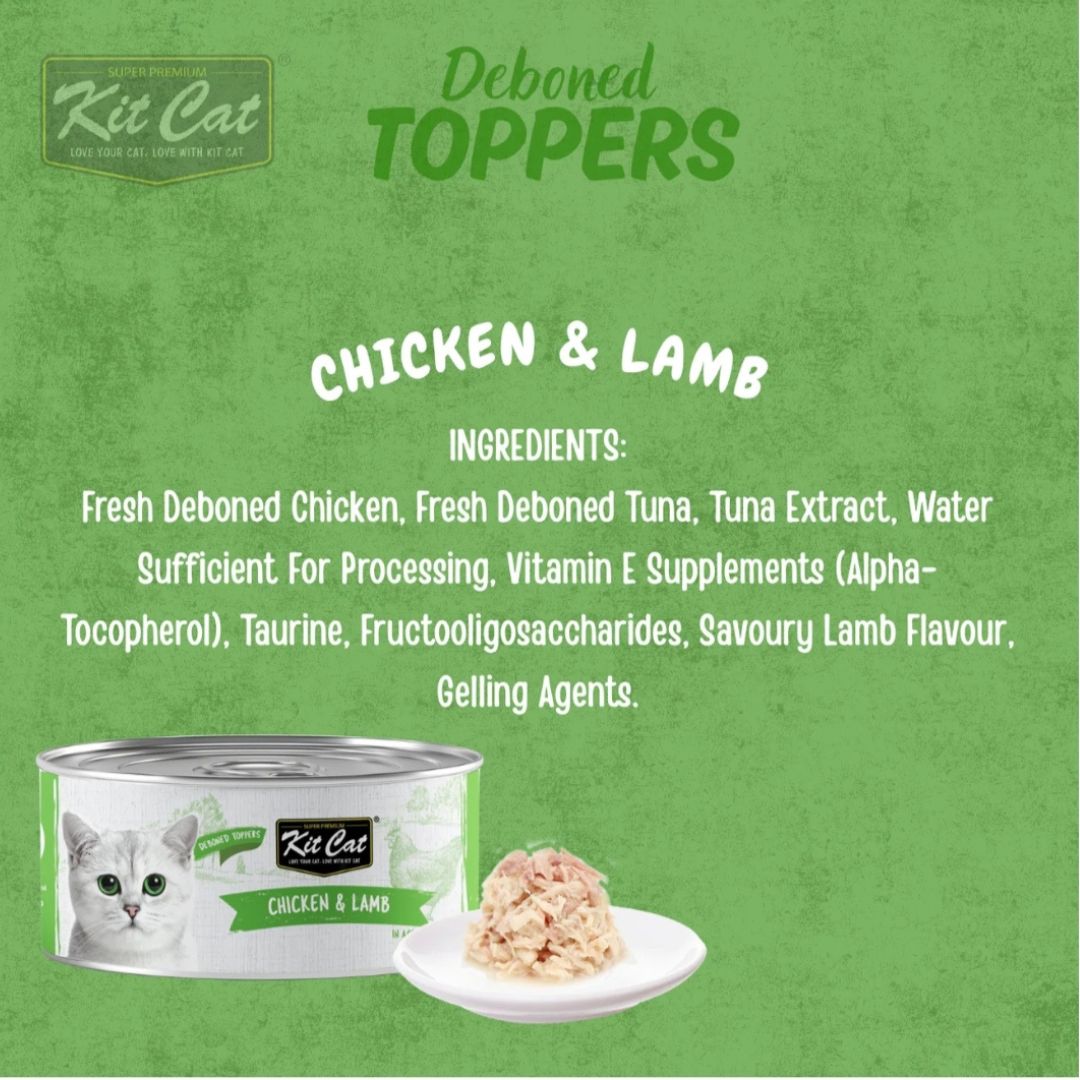 Kit Cat Deboned Toppers - Chicken Variants BUY 5 AND SAVE!