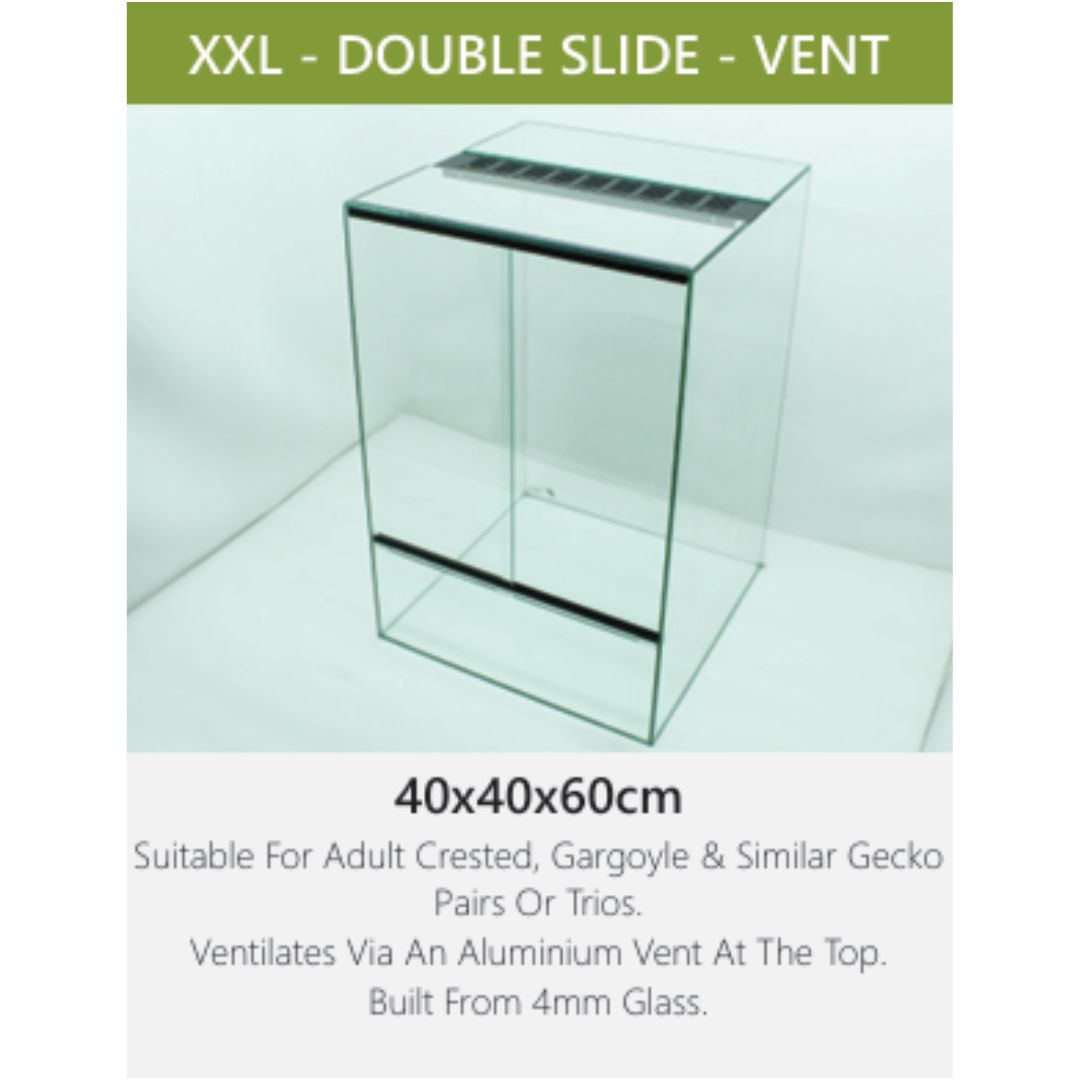 XX-Large Double Slide Glass Terranium