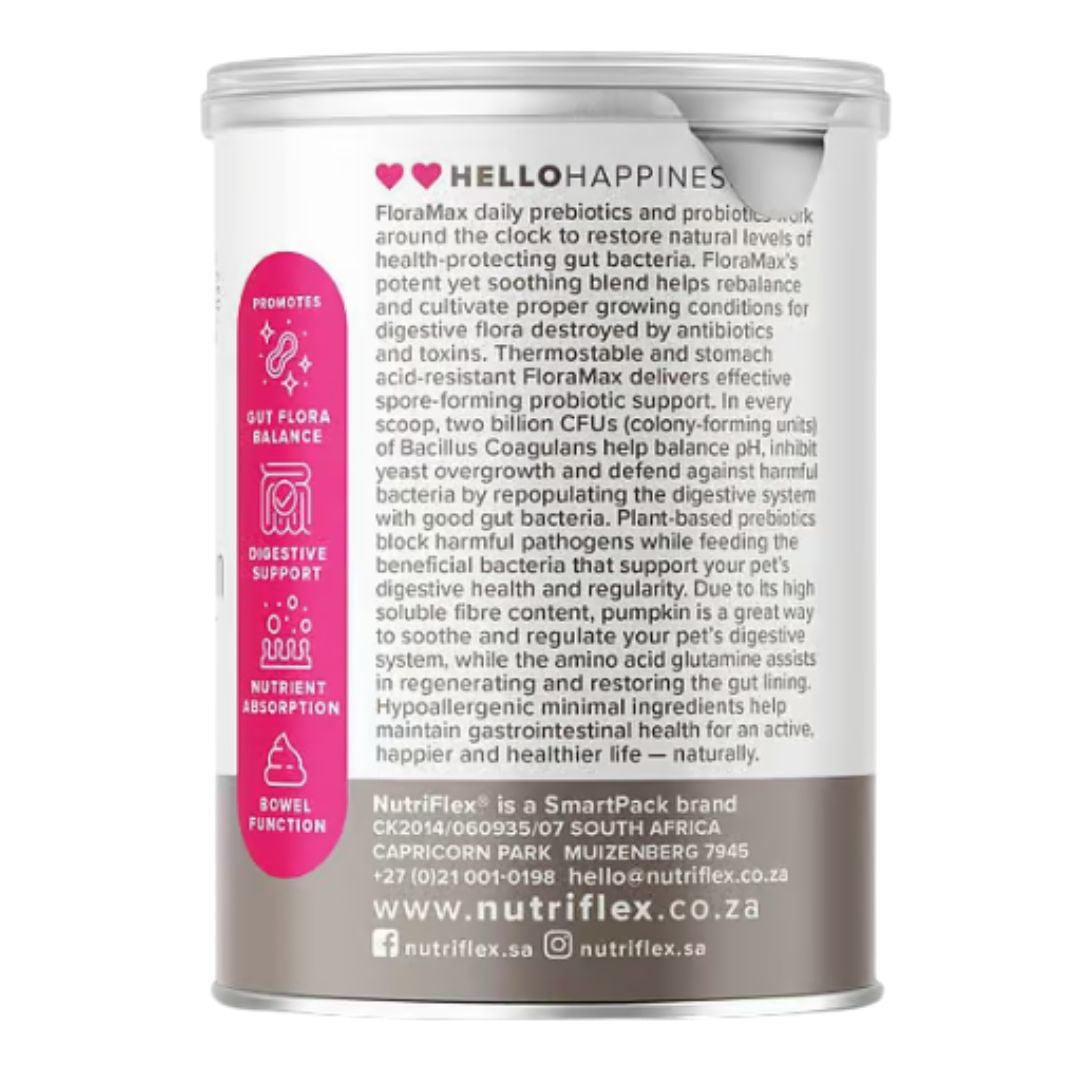 NutriFlex® FloraMax Probiotic for Dogs and Cats – Digestive Health and Gut Balance