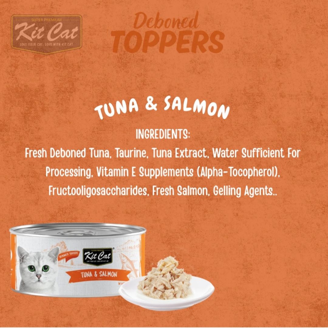 Kit Cat Deboned Toppers - Tuna Variants BUY 5 AND SAVE!