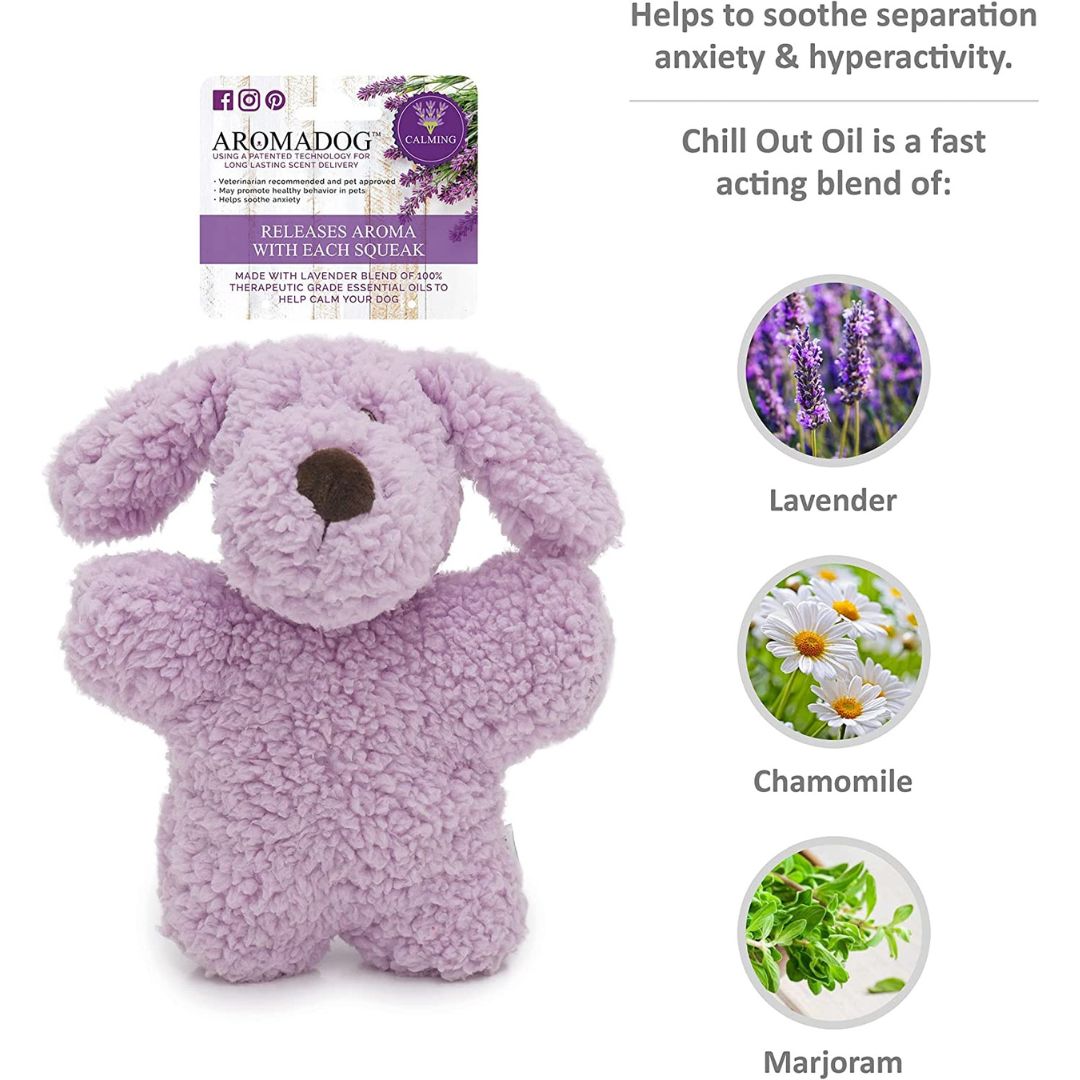 Aromadog Calm Fleece Flattie Dog