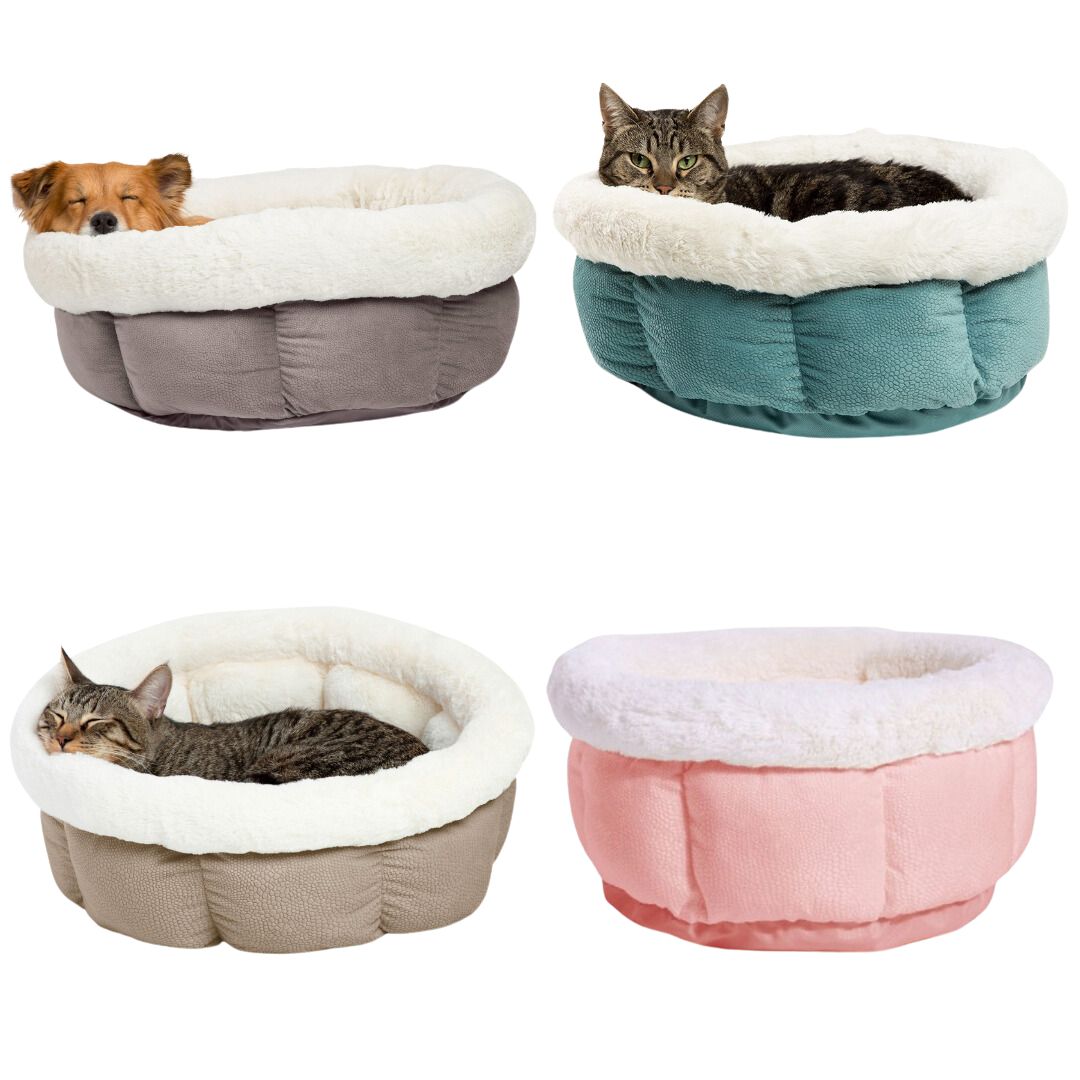 Best Friends by Sheri Cuddle Cup IIan Dog and Cat Bed Multiple Colours