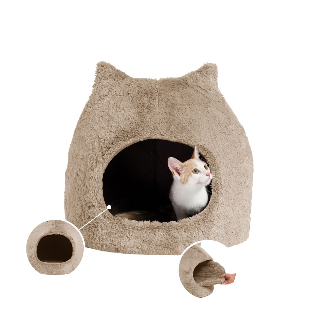 Best Friends by Sheri Meow Hut Fur Bed