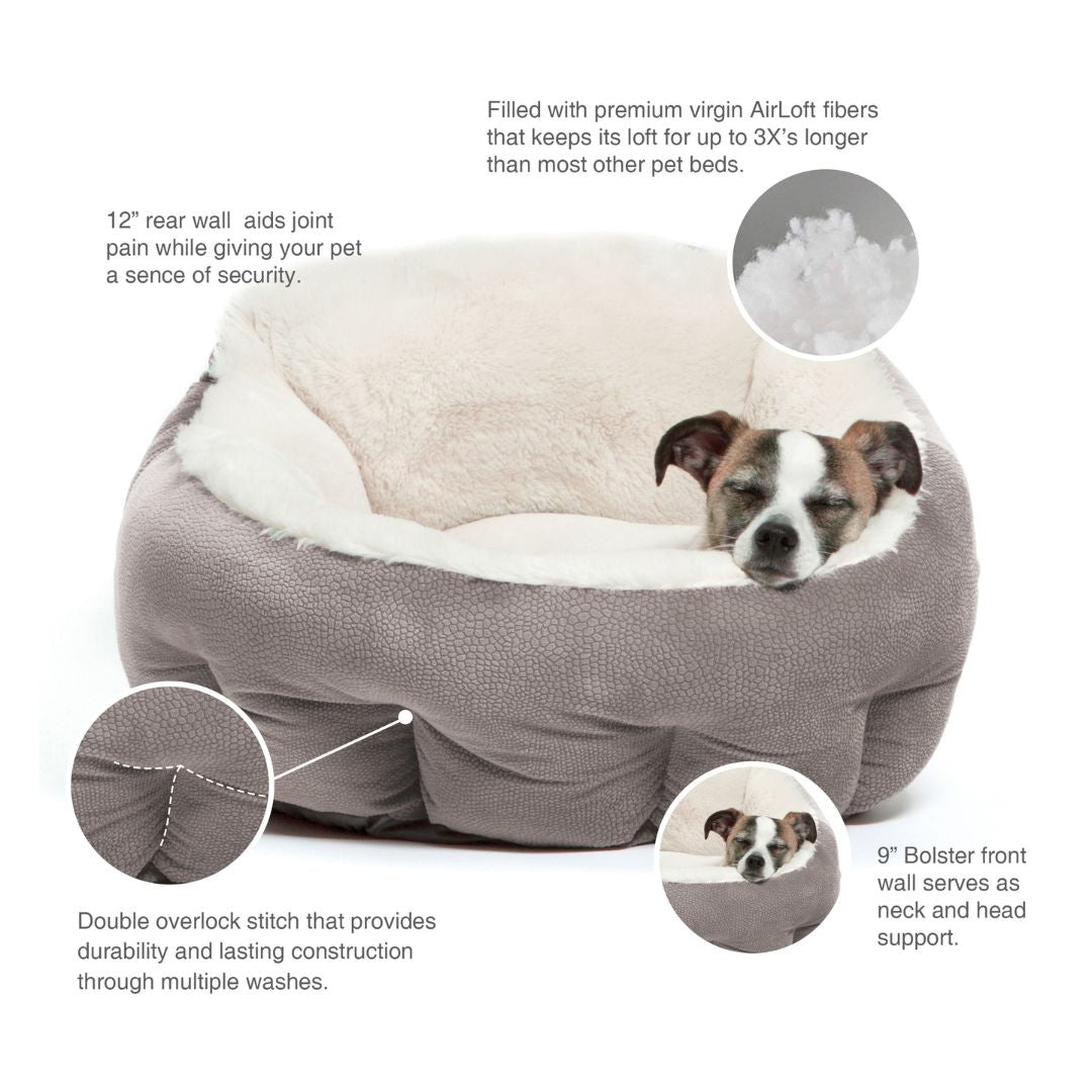 Best Friends by Sheri Deep Dish IIan Cuddler Dog and Cat Bed