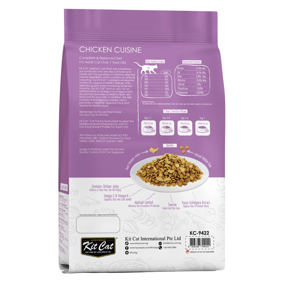 Kit Cat Chicken Cuisine (Hairball Control)