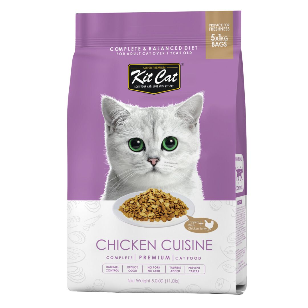 Kit Cat Chicken Cuisine (Hairball Control)