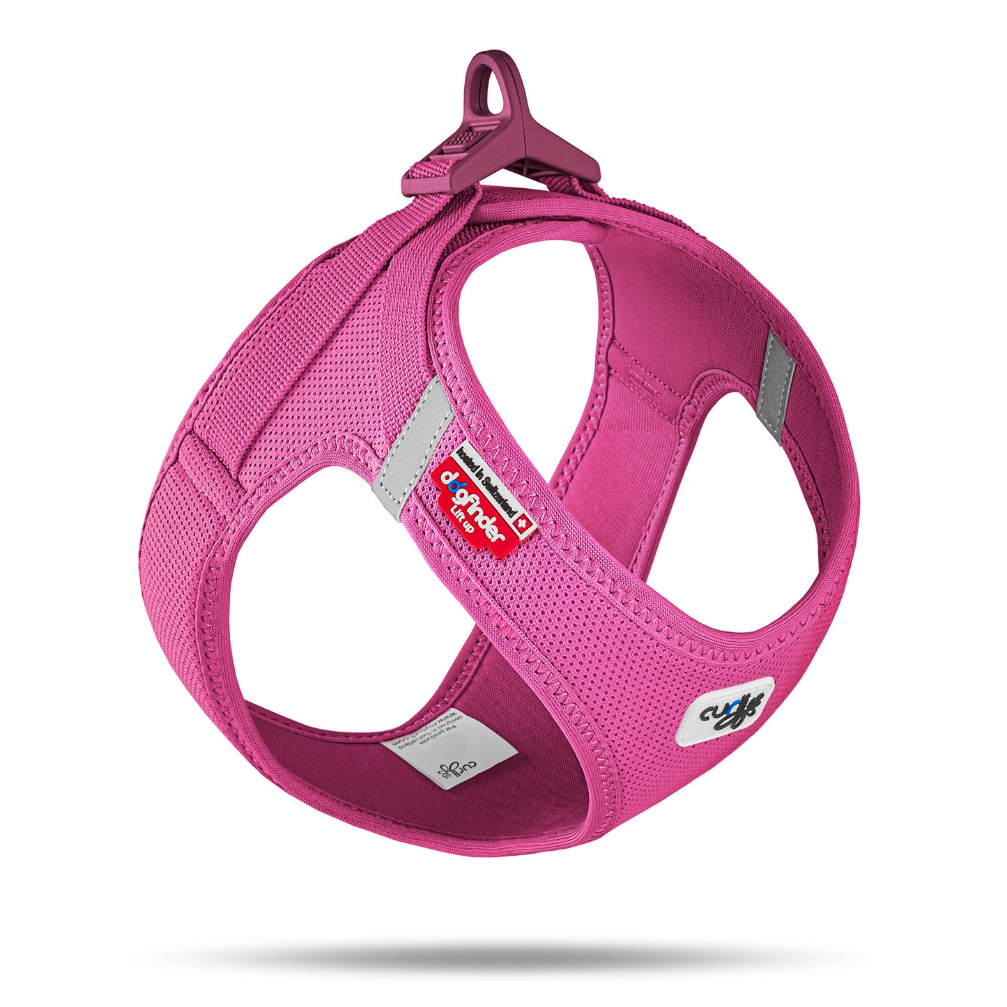 Curli Vest Harness Curli-Clasp Air-Mesh Fuchsia