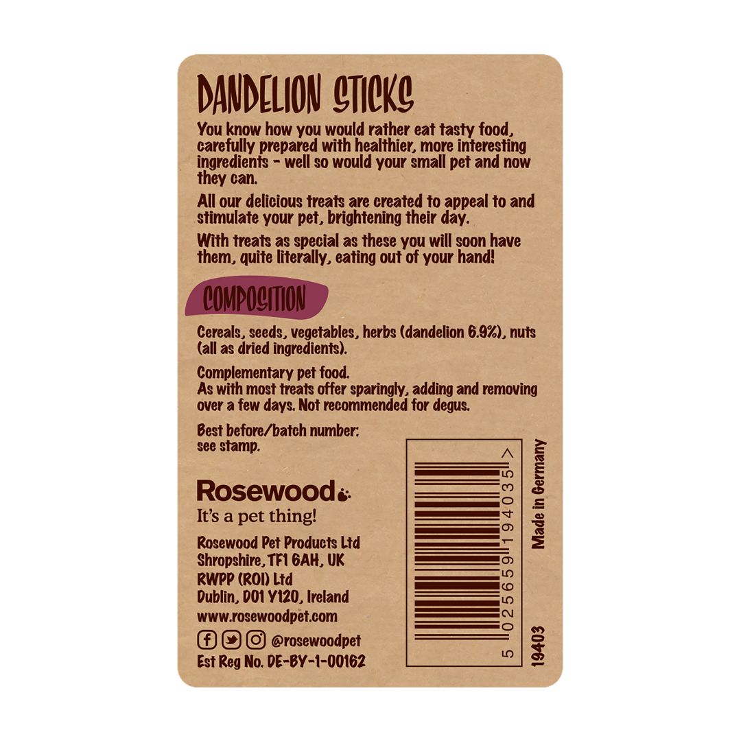 Dandelion Sticks 140g