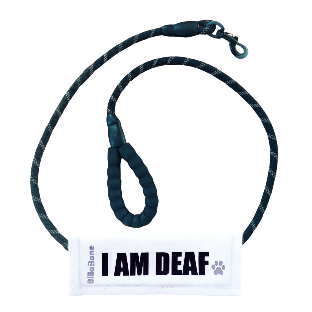 Billabone Lead Cover - "I Am Deaf" NEW!