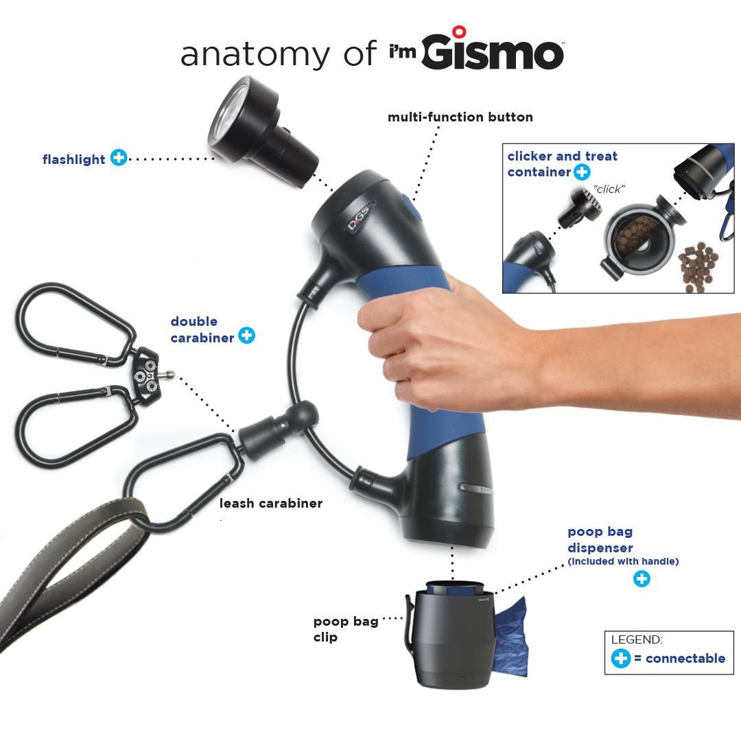 I’m Gismo Handle with Poop Bag Dispenser