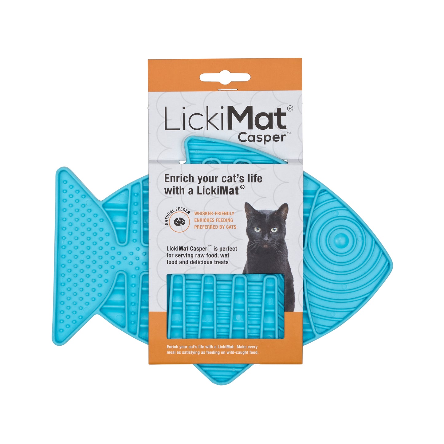 LickiMat Casper for Cats Turquoise