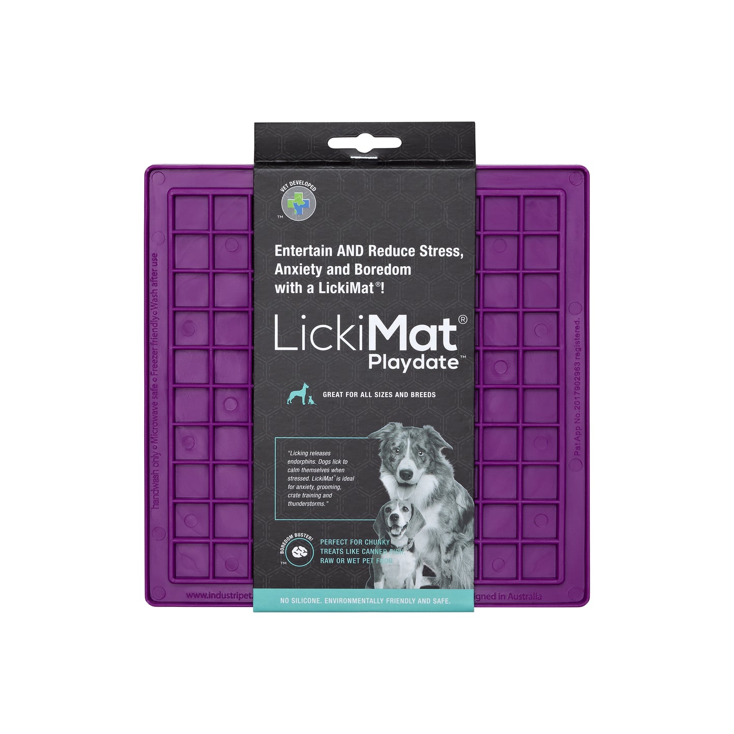 LickiMat Playdate for Dogs Purple