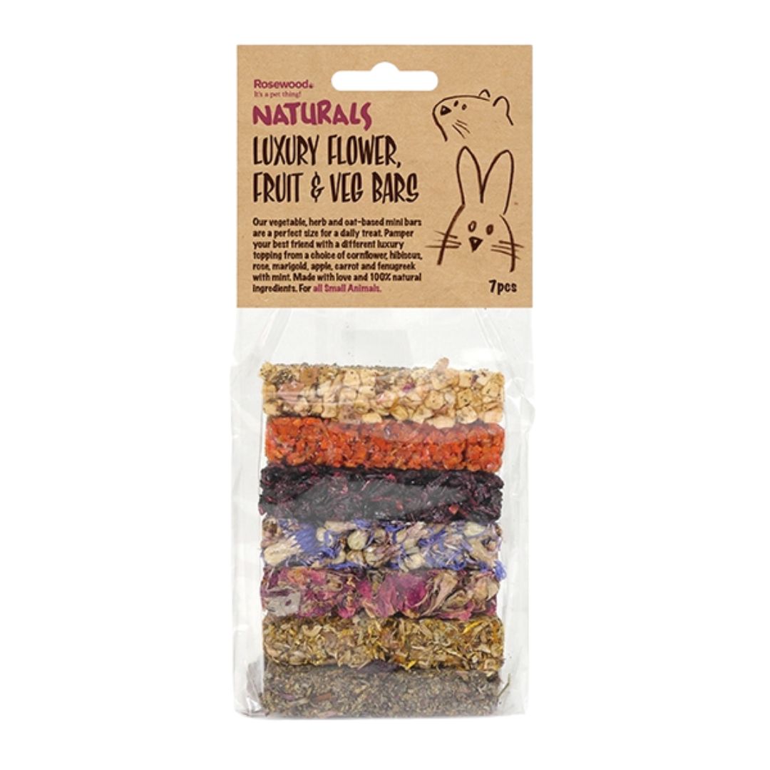 Luxury Flower Fruit and Vegs Bars 7pc 80g