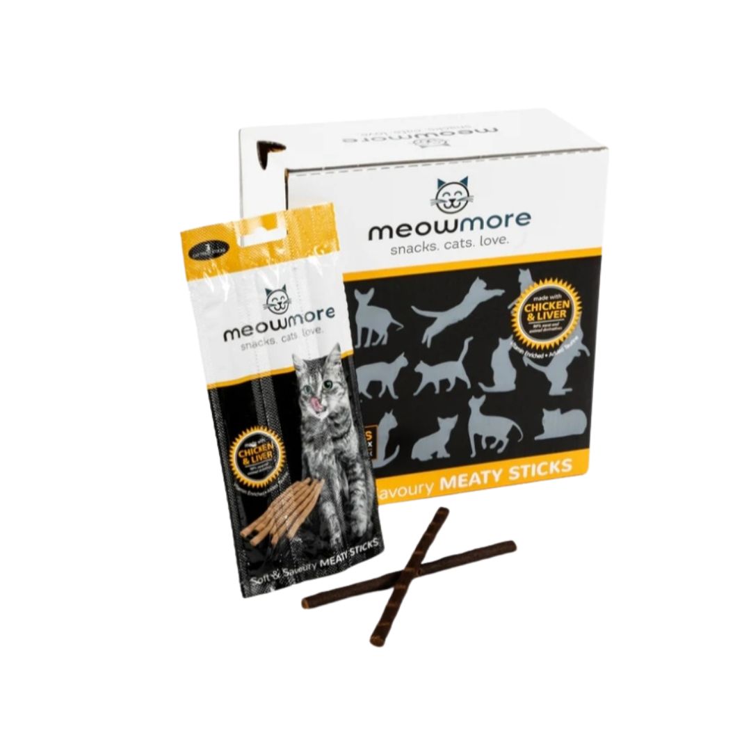 MeowMore Cat Treat Sticks Bulk Deal (35 x 15g)