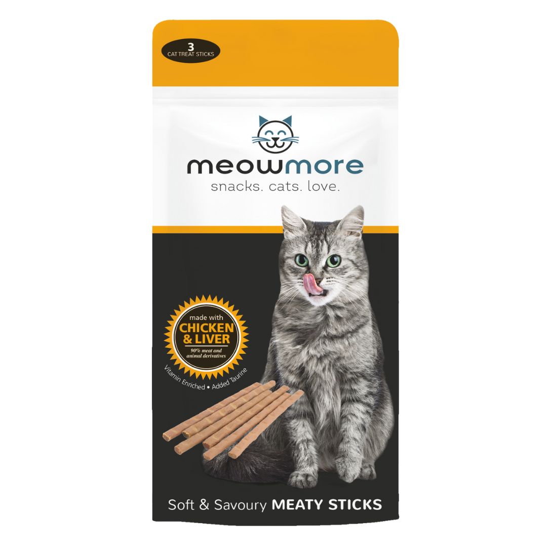MeowMore Cat Treat Sticks (15g)