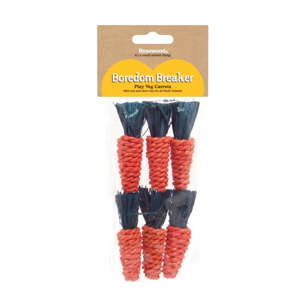 Mini Sisal Carrots 6pc