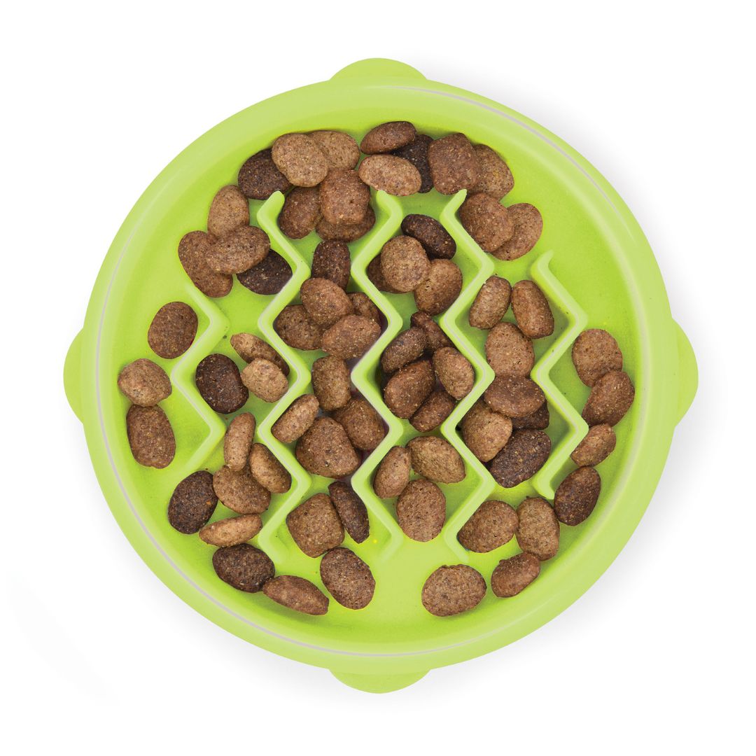 Outward Hound Cat Feeder Tiny Green