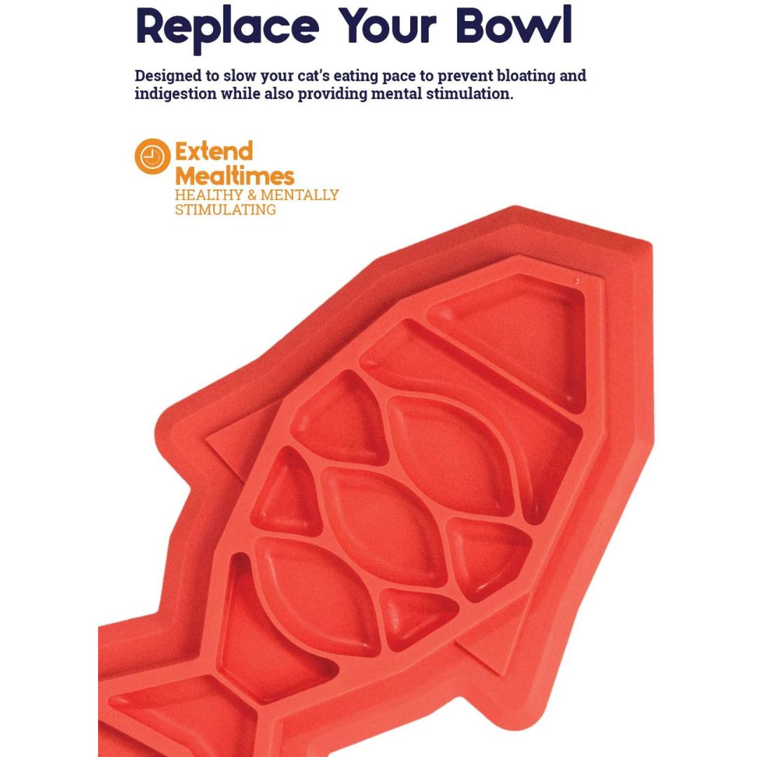 Outward Hound Cat Fishy Fun Feed Mat 3