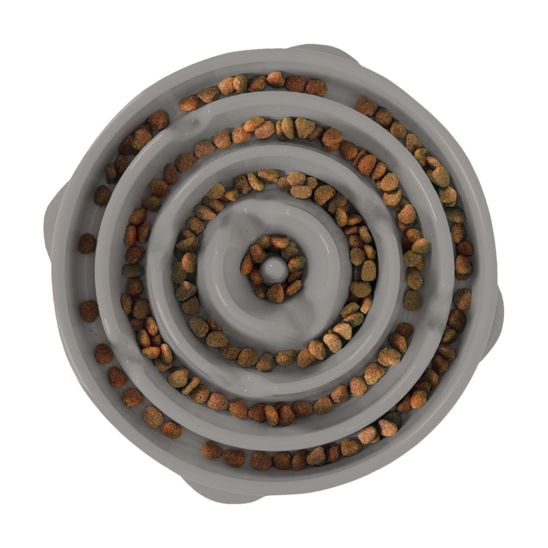 Outward Hound Fun Feeder Grey 3