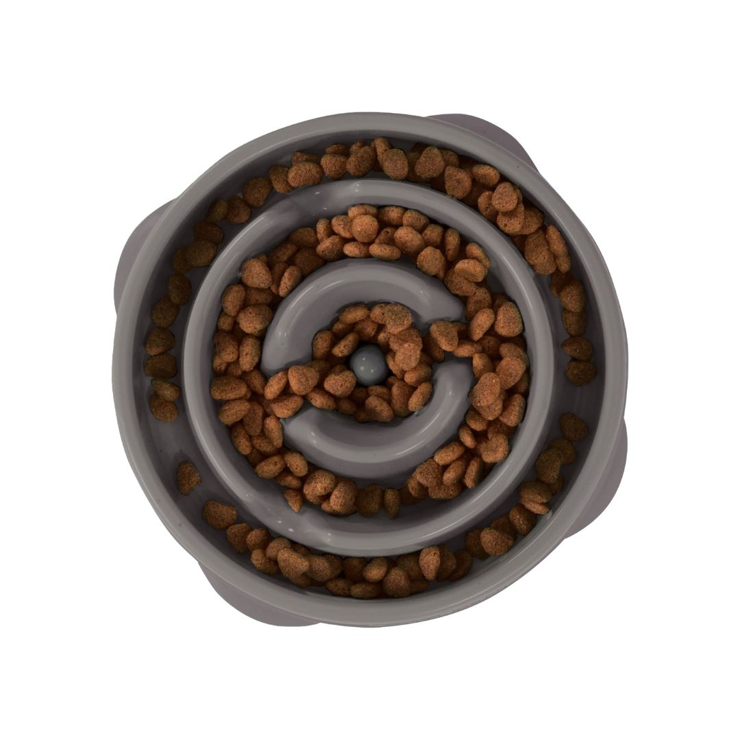 Outward Hound Fun Feeder Grey 4