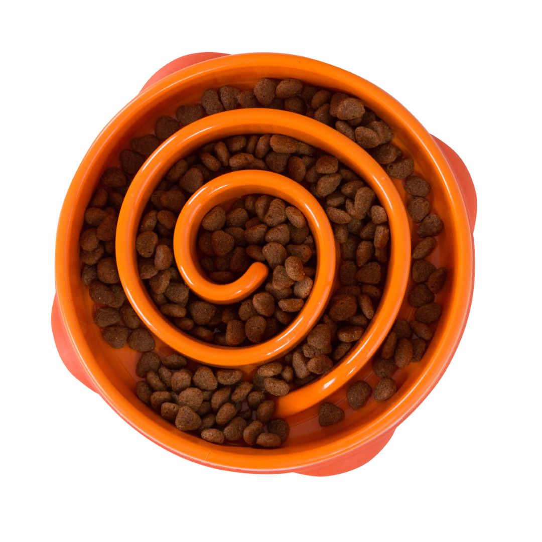 Outward Hound Fun Feeder Orange 2