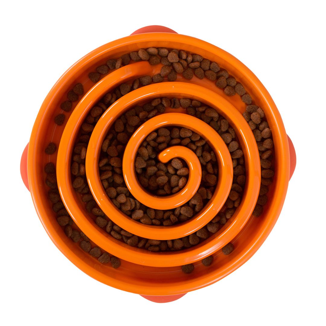 Outward Hound Fun Feeder Orange 6