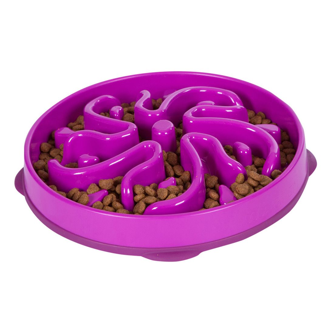 Outward Hound Fun Feeder Purple 3