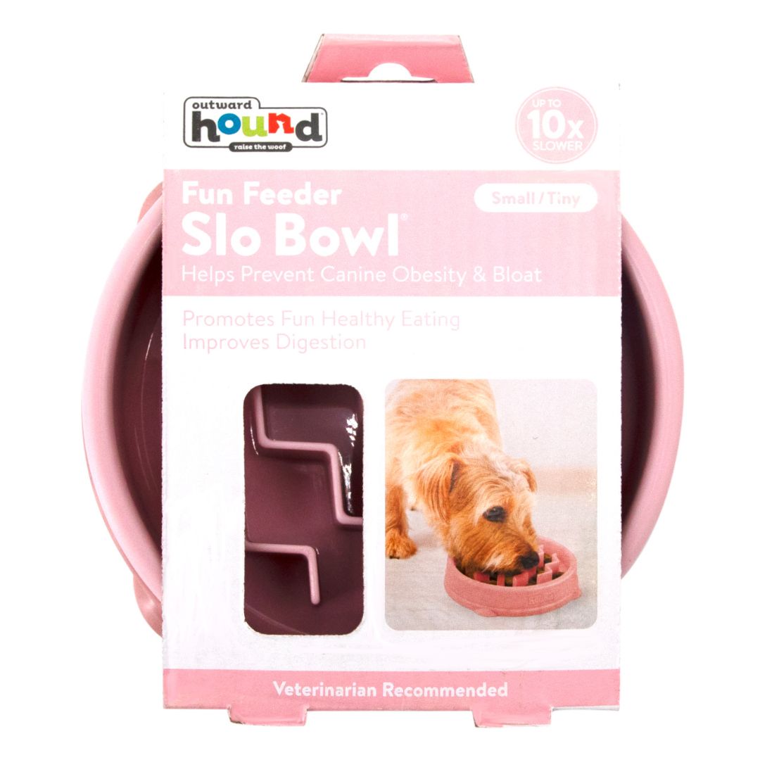 Outward Hound Fun Feeder Tiny Pink 3