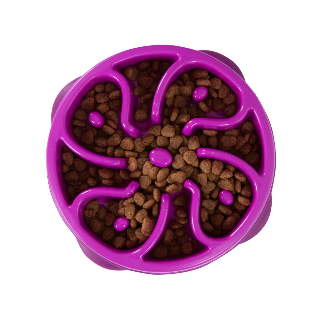 Outward Hound Fun Feeder Purple 5