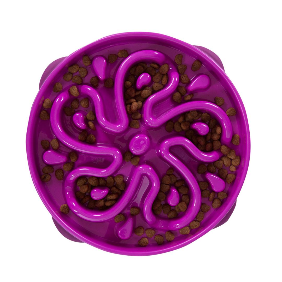 Outward Hound Fun Feeder Purple 6