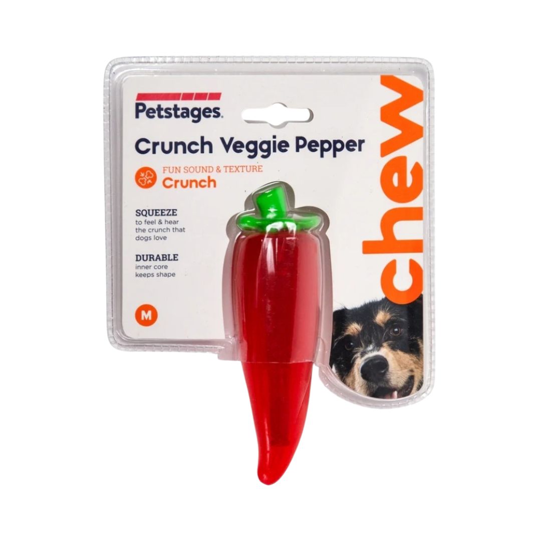 Petstages Crunch Veggies Pepper Medium
