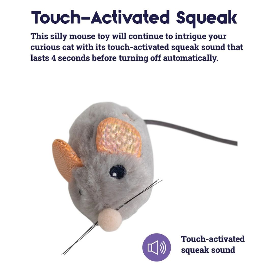 Grey Squeak Squeak Mouse