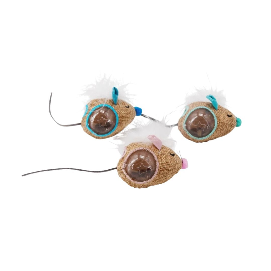 Petstages Mousin Around Hid 'n Treat (3pk)