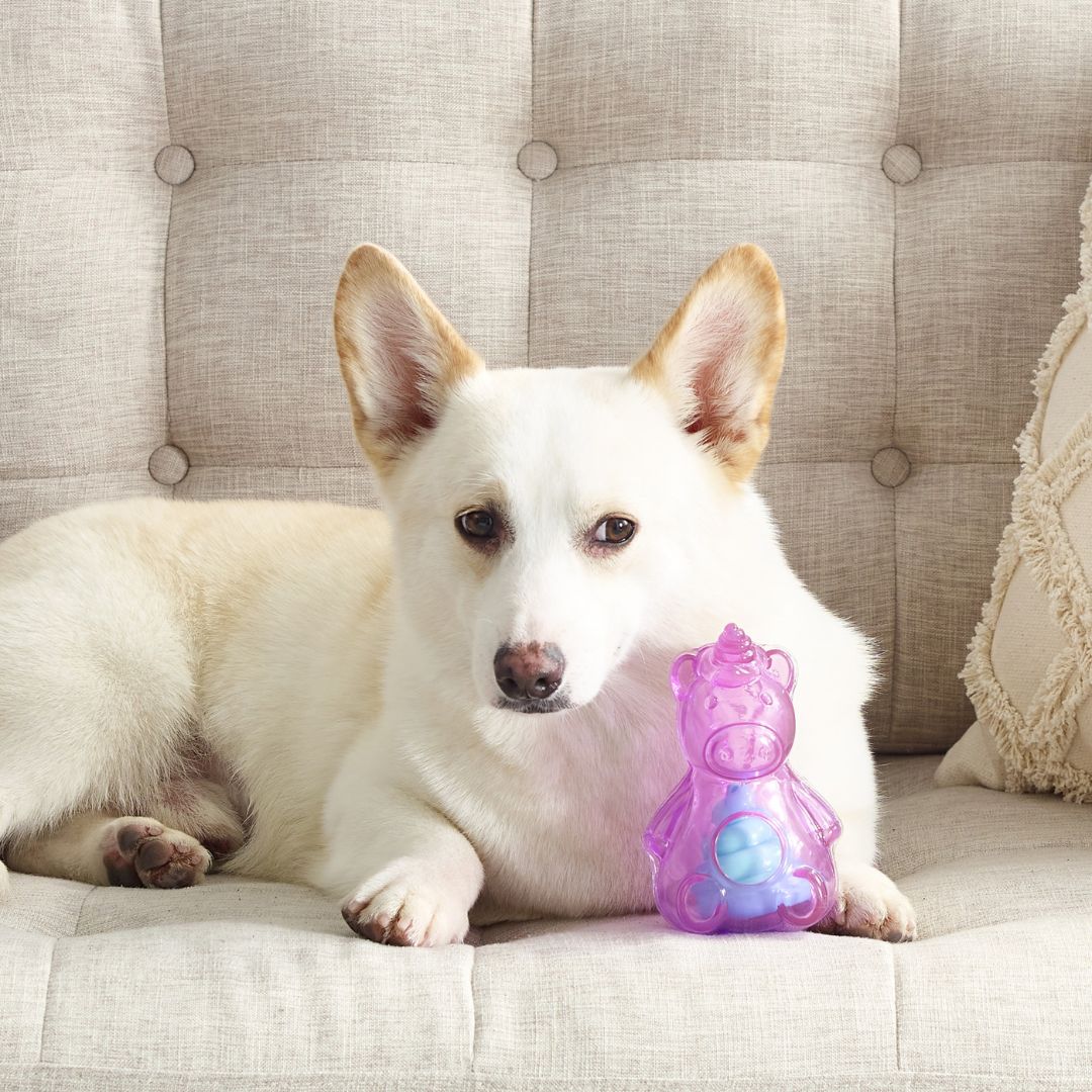 Petstages Rattle Treat 'n Squeak Unicorn