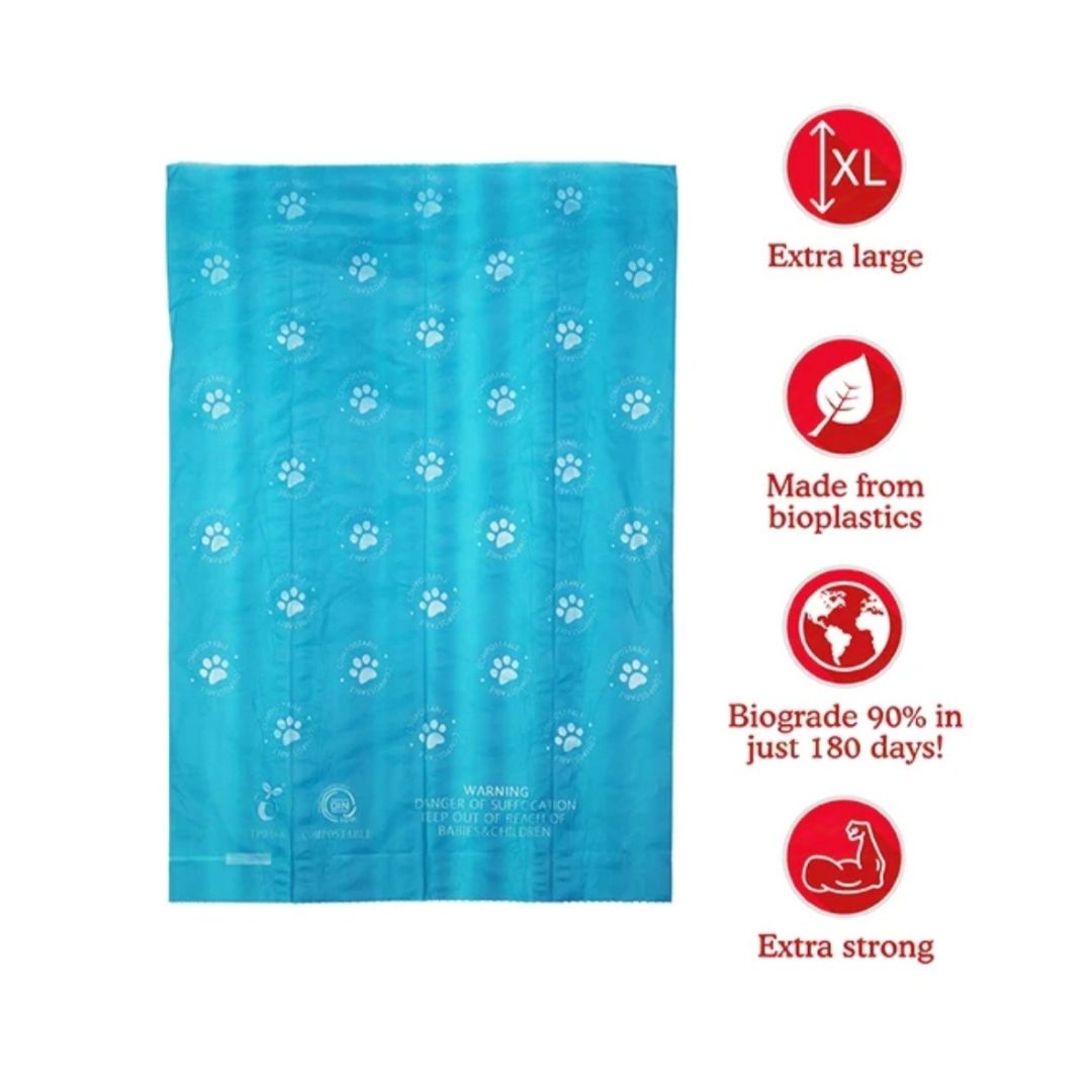 Compostable Dog Poop Bag 15 x 4 Rolls