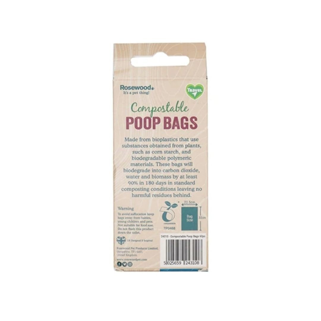 Compostable Dog Poop Bag 15 x 4 Rolls